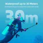 Trípode retráctil para selfies con barra de flotabilidad subacuática de 61 cm de TELESIN para cámara de acción GoPro Insta360 DJI OSMO - Imagen 5