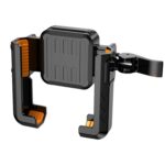 YYS-615 Soporte para teléfono celular con navegación para motocicleta y bicicleta, semienvuelto