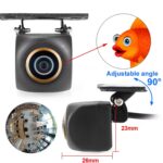 Cámara de visión trasera universal HD con visión nocturna y tres controles para coche, AHD720P Straw Hat - Imagen 3