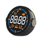 Medidor de altitud GPS para automóvil con pantalla de visualización frontal alimentada por USB