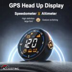 Medidor de altitud GPS para automóvil con pantalla de visualización frontal alimentada por USB - Imagen 2