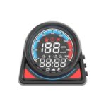 Medidor de altitud del vehículo GPS con velocidad real y pantalla de visualización frontal