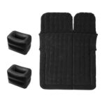 Colchón inflable para viajes en automóvil, SUV, asiento trasero/maletero, Black Dual-purpose Square Pier