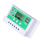 Controlador de cargador de panel de células solares PWM de 12 V Controlador solar de batería de plomo-ácido de iones de litio, 40A - Imagen 3