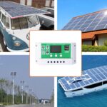 Controlador de cargador de panel de células solares PWM de 12 V Controlador solar de batería de plomo-ácido de iones de litio, 40A - Imagen 8