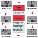 Controlador de cargador de panel de células solares PWM de 12 V Controlador solar de batería de plomo-ácido de iones de litio, 40A - Imagen 9
