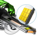 Faro delantero para coche de aleación de aluminio con tubo de cobre doble LED de 100 W, resistente al agua, 9012 - Imagen 5