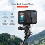 Adaptador de interfaz dual con base de liberación rápida magnética de metal aMagisn para GoPro HERO13 Black - Imagen 3