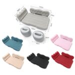 Cama inflable para automóvil, colchoneta multifuncional para acampar al aire libre, Black - Imagen 2