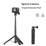 Trípode y palo para selfies con cámara de acción VRIG, 17-51 cm, poste de extensión ajustable para Insta360, DJI Action y GoPro HERO - Imagen 2