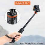 Trípode y palo para selfies con cámara de acción VRIG, 17-51 cm, poste de extensión ajustable para Insta360, DJI Action y GoPro HERO - Imagen 5