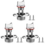 Tapón de agua de acero inoxidable para drenaje de popa de kayak, 2pcs - Imagen 2