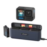 Estuche de carga de triple ranura para batería aMagisn para GoPro HERO13 Black
