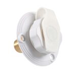 Válvula de retención de entrada de agua de latón para vehículos recreativos Accesorios para yates, Black - Imagen 6