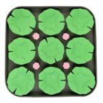 Almohadilla de silicona para lamer con forma de hoja de loto para mascotas, para gatos y perros, antiasfixia, para comer lentamente
