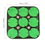 Almohadilla de silicona para lamer con forma de hoja de loto para mascotas, para gatos y perros, antiasfixia, para comer lentamente - Imagen 3