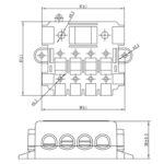 Modificación de la fuente de alimentación de RV con caja de fusibles de cinco vías, una entrada y cuatro salidas, Fuse Box + Fuse - Imagen 4