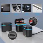 Para cargador de batería Insta360 X3 Estuche de carga para almacenamiento de batería dual - Imagen 4