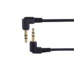 Cable de audio estéreo para automóvil de 3,5 mm, cable de resorte acodado chapado en oro de PU - Imagen 3