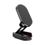 Soporte magnético plegable para teléfono de coche D11, soporte giratorio para tablero de instrumentos y navegación, Black Gloosy
