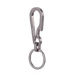 Llavero de aleación de titanio para coche, multifuncional, sencillo, para prevención de pérdidas, con abalorio para cinturón, Upgrade Model