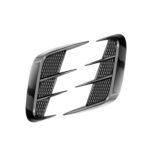 Adhesivos decorativos universales para guardabarros de coche con pegamento suave, Bright Black