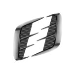 Adhesivos decorativos universales para guardabarros de coche con pegamento suave, Carbon Fiber