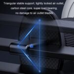 Soporte magnético inalámbrico para teléfono móvil con luz ambiental para coche - Imagen 4