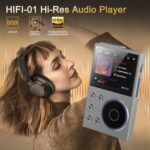 Reproductor de música HIFI Bluetooth de 2,4 pulgadas DSD256 con calidad de sonido masterizada Walkman, 16GB+32GB - Imagen 2