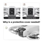 Cubierta protectora de lente para cámara DJI Neo Tapa de lente a prueba de polvo para cardán - Imagen 3