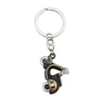Llavero con colgante de metal con decoración de motocicleta de simulación, X-231 Green Antique