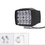 Faro LED externo potente para motocicleta eléctrica de 15 W, With Screws + Pipe Clamps - Imagen 2