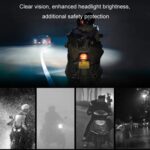 Faro LED externo potente para motocicleta eléctrica de 15 W, With Screws + Pipe Clamps + Switch + 2m Extension Cord - Imagen 7
