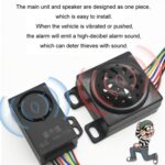 Alarma antirrobo con bloqueo remoto y arranque con un solo botón para motocicleta eléctrica de 48-72 V, Three-wheeler - Imagen 5