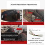 Alarma antirrobo con bloqueo remoto y arranque con un solo botón para motocicleta eléctrica de 48-72 V, Three-wheeler - Imagen 8