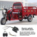Alarma antirrobo con bloqueo remoto y arranque con un solo botón para motocicleta eléctrica de 48-72 V, Three-wheeler - Imagen 9
