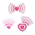 Pegatinas de advertencia reflectantes decorativas para cubierta electrónica de vehículo, antiarañazos y colisiones nocturnas, 3pcs / Set