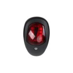 Luz de advertencia para navegación marina Señal LED Luz para yate, Black Shell Red