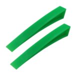 2 piezas de herramienta de reparación de abolladuras de coche, clip de soporte de puerta, destornillador nivelador de golpes de puerta, Green