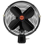 Ventilador de alta potencia y refrigeración potente para excavadora de automóviles de ingeniería, 6 Inch 12V