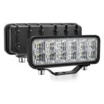 Faro de trabajo para automóvil de 14 W, 9-30 V, 6 pulgadas de largo, resistente al agua, con juego de cables - Imagen 2