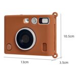 Estuche protector blando resistente al desgaste para Fujifilm Instax Mini EVO, Brown - Imagen 3