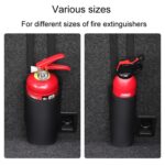 Bolsa de almacenamiento para extintor de incendios de automóvil Bolsa para respaldo de asiento de automóvil Portavasos, Small - Imagen 4