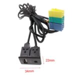 Para Hyundai Kia 20 Pin cambiador de CD de coche AUX + Cable de Audio USB - Imagen 4