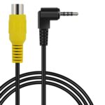 Cable de vídeo estéreo de cuatro secciones a RCA hembra para navegación de automóvil, 2 unidades, E1-26 - Imagen 2