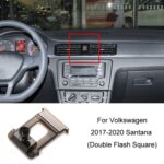 Base de soporte para teléfono móvil modificada para salida de aire de coche Volkswagen, 17-20 Santana (Double Flash Square)