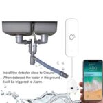 Alarma de fuga de agua Monitoreo remoto Detector de fugas por inundación, Tuya Zigbee - Imagen 4
