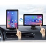 Reproductor de pantalla táctil completa para automóvil de 8 pulgadas compatible con CarPlay horizontal y vertical / Android Auto, With Camera - Imagen 2
