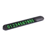 Placa de teléfono móvil oculta para coche T1, tablero de número de estacionamiento temporal para vehículos