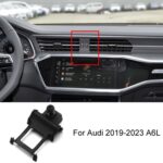 Base de montaje para soporte de teléfono móvil para coche Audi, 19-23 A6L